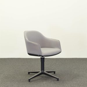 Mötesstol Softshell Chair Grå från Vitra