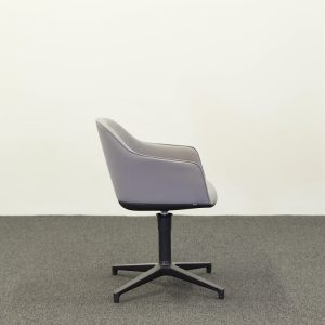 Mötesstol Softshell Chair Grå från Vitra